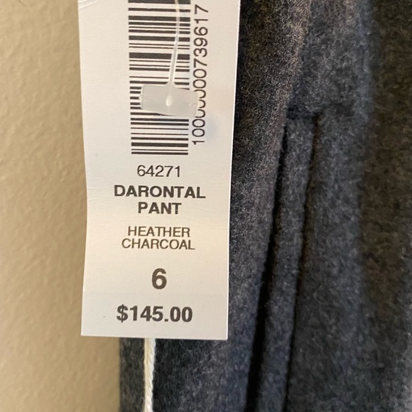 NWT Aritzia Wilfred Darontal Pant Wool Cashmere Charcoal Gray 6 - Picture 5 of 11